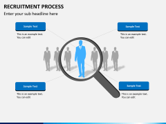 Recruitment process PPT slide 1