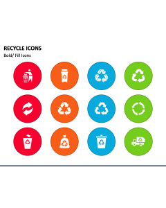 Recycle Icons PPT Slide 1