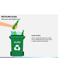 Recycling Glass PPT Slide 1