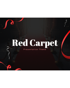 Red Carpet Theme PPT Thumbnail