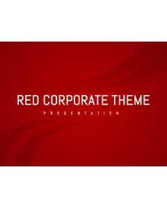 Red Corporate Theme PPT Slide 1