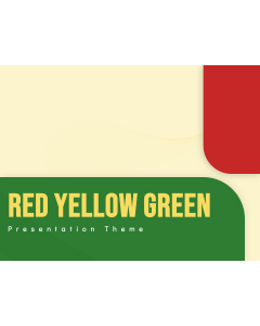 Red Yellow Green Presentation Theme PPT Thumbnail