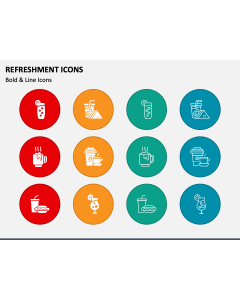 Refreshment Icons PPT Slide 1