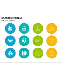 Relationships Icons PPT Slide 1