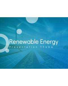 Renewable Energy Theme PPT Slide 1