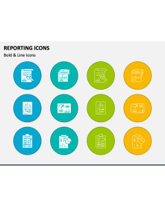 Reporting Icons PPT Slide 1