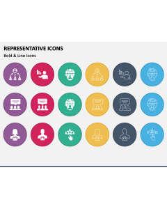 Representative Icons PPT Slide 1