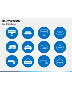 Reserved Icons PPT Slide 1