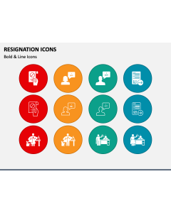 Resignation Icons PPT Slide 1