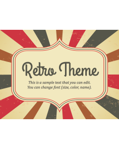 Retro Presentation Theme PPT Slide 1
