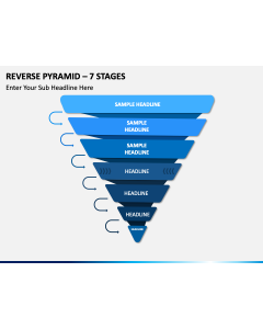 Reverse Pyramid - 7 Stages PPT Slide 1