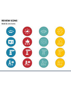 Review Icons PPT Slide 1