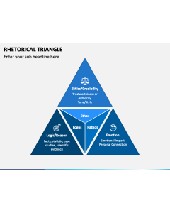 Rhetorical Triangle PPT Slide 1