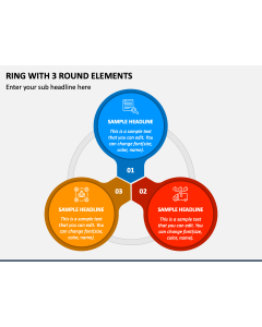 Ring with 3 Round Elements PPT Slide 1
