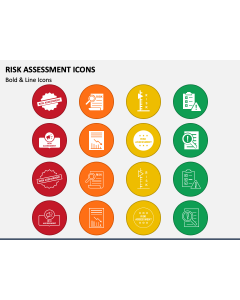 Risk Assessment Icons PPT Slide 1