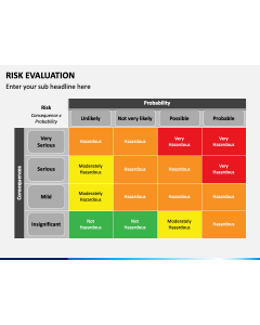 Risk Evaluation PPT Slide 1