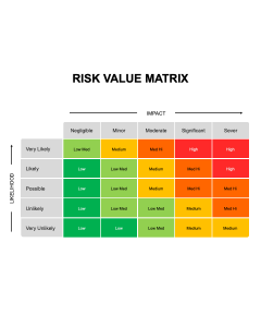 Risk Value Matrix PPT Thumbnail