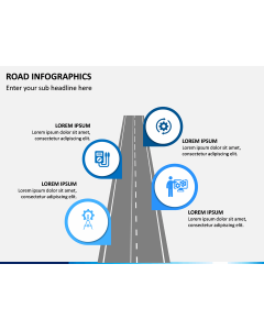 Road Infographics PPT Slide 1