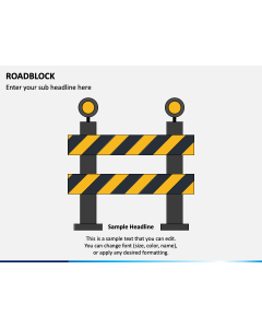 Roadblock PPT Slide 1