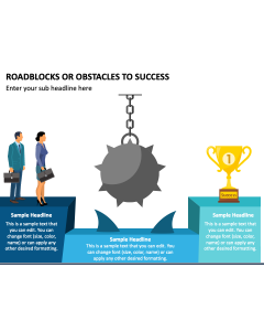 Roadblocks or Obstacles to Success PPT Slide 1