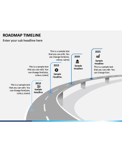 Roadmap Timeline PPT Slide 1