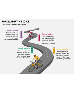 Roadmap With People PPT Slide 1