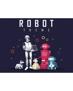 Robot Theme PPT Slide 1