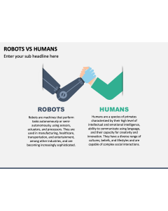 Robots Vs Humans PPT Slide 1
