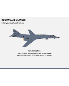 Rockwell B-1 Lancer PPT Slide 1