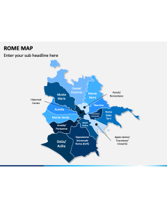 Rome Map PPT Slide 1