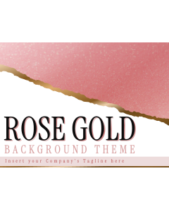 Rose Gold Background Theme PPT Thumbnail