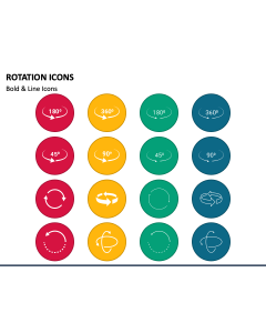 Rotation Icons PPT Slide 1