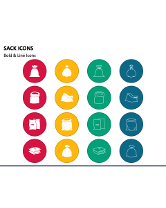 Sack Icons PPT Slide 1
