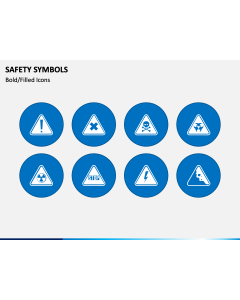 Safety Symbols Icons PPT Slide 1