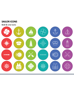 Sailor Icons PPT Slide 1 
