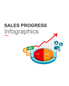 Sales Progress Infographics PPT Thumbnail