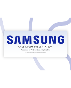 Samsung Case Study Presentation - Free Download