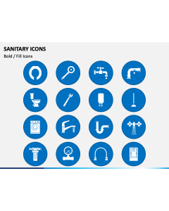 Sanitary Icons PowerPoint Slide 1