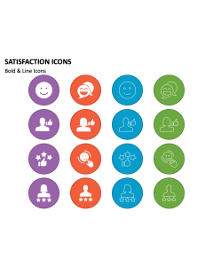 Satisfaction Icons PPT Slide 1