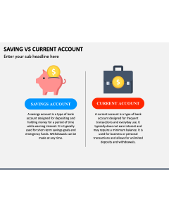 Saving Vs Current Account PPT Slide 1