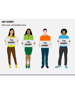 Say Sorry PPT Slide 1