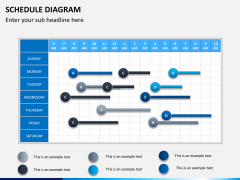 Schedule diagram PPT slide 1