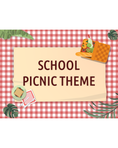 School Picnic Theme PPT Slide 1