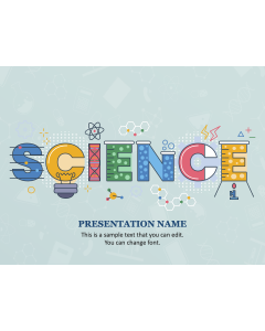 Science Theme PPT Slide 1