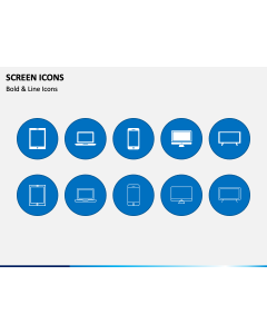 Screen Icons PPT Slide 1