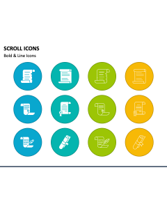 Scroll Icons PPT Slide 1