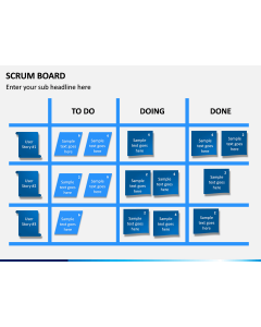 SCRUM Board PPT Slide 1
