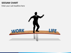 Seesaw chart PPT slide 1