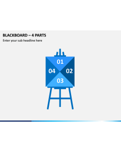 Blackboard – 4 Parts PPT Slide 1