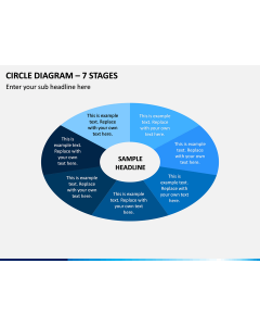Circle Diagram – 7 Stages PPT Slide 1